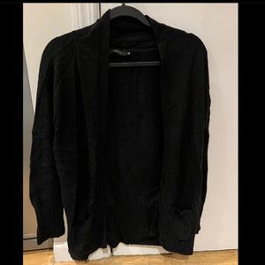 Talula (Aritzia) black cardigan.